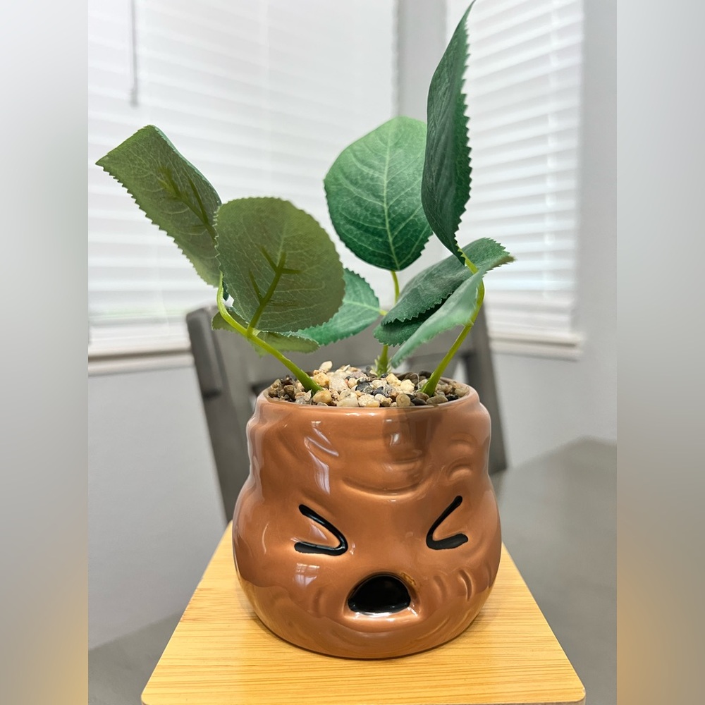 Harry Potter Mandrake mini ceramic planter